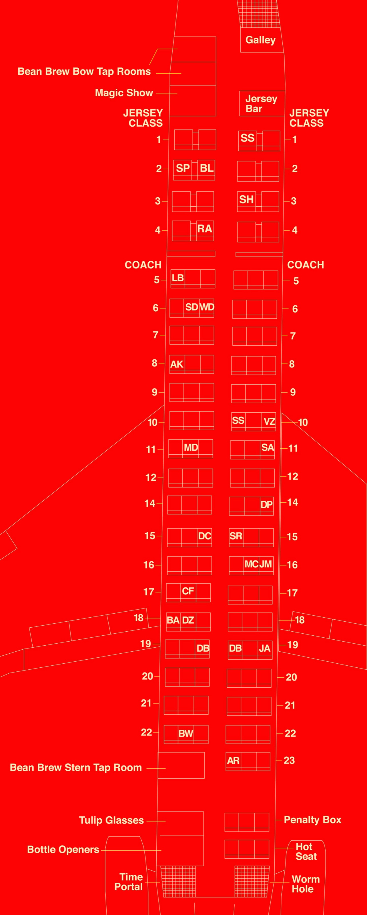 Seating plan