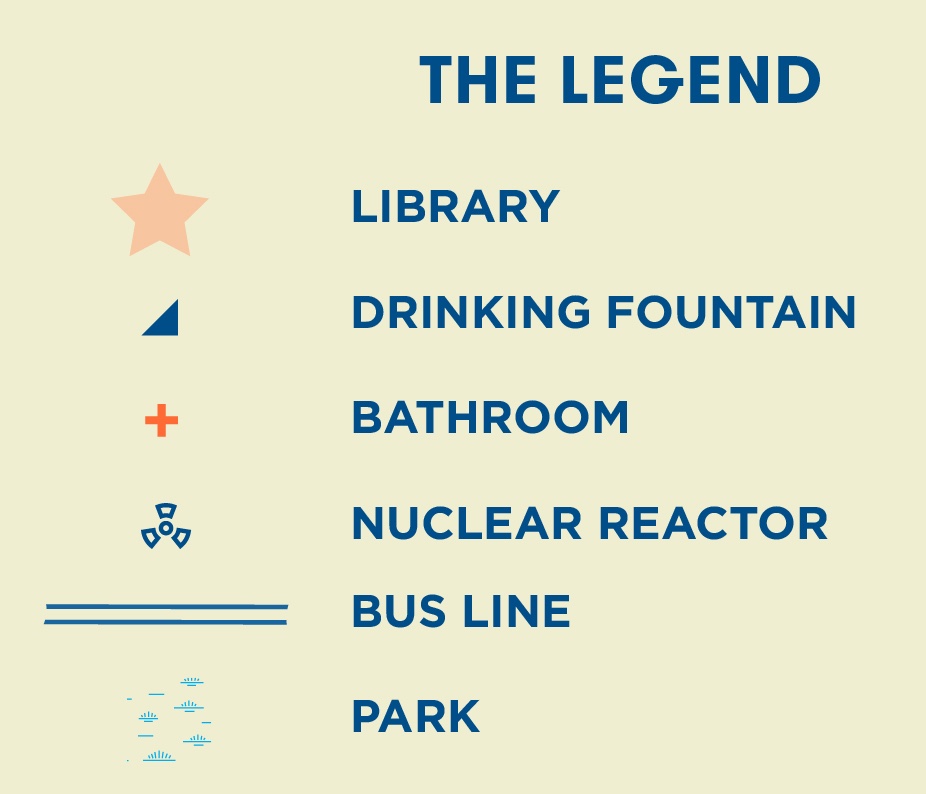 See if you can find the Nuclear Reactor on the map!